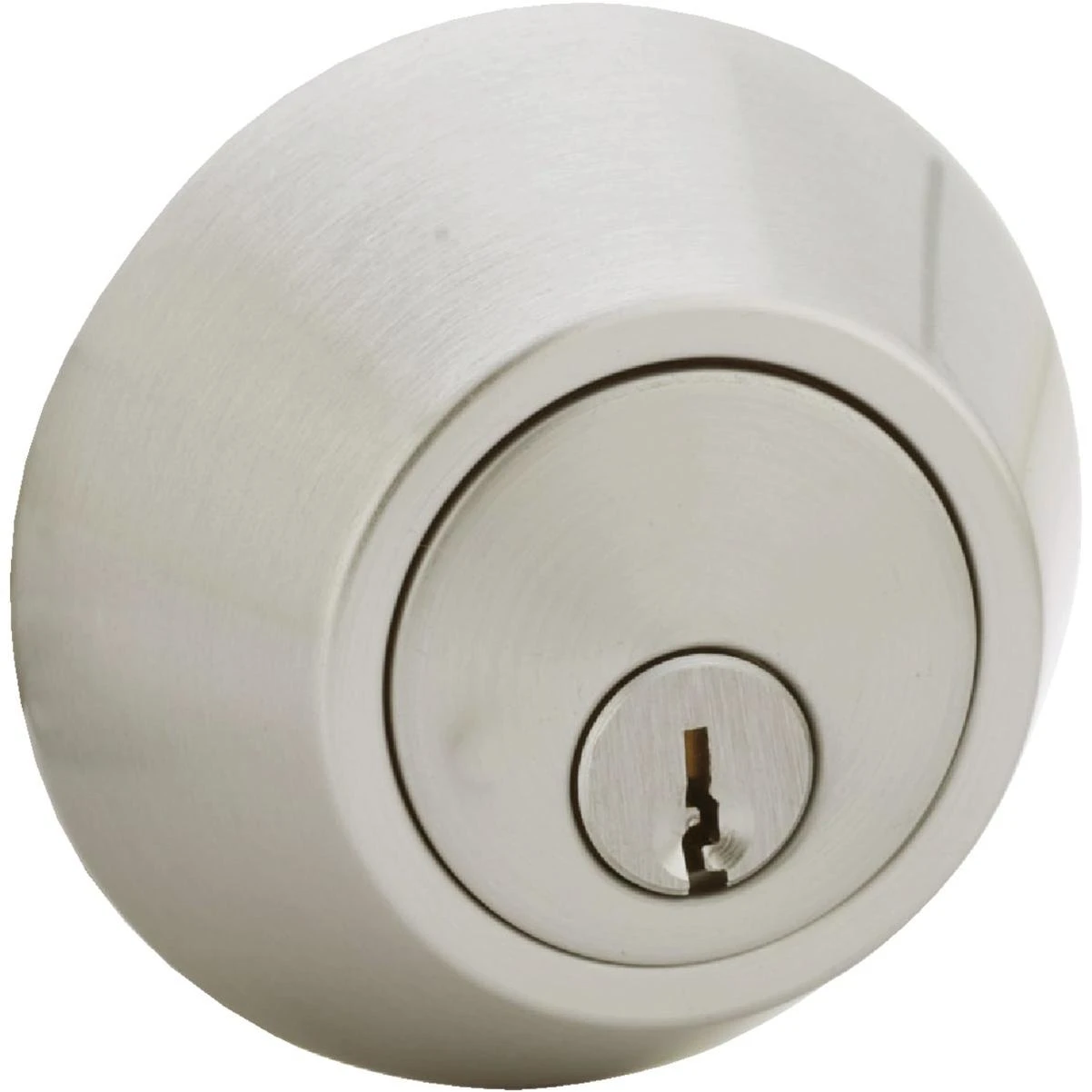 Steel Pro Satin Chrome Single Cylinder Deadbolt