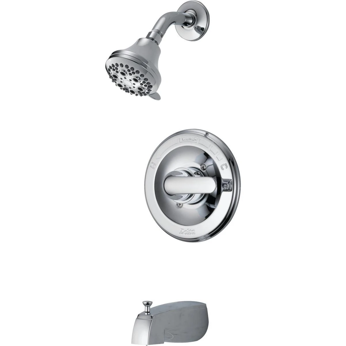 Delta Classic Chrome Single-Handle Tub and Shower Faucet