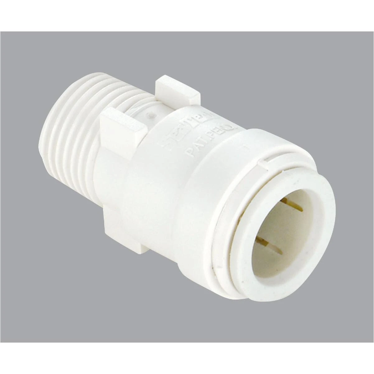 Watts Aqualock 3/8 In. CTS x 3/8 In. MPT Quick Connect Plastic Connector