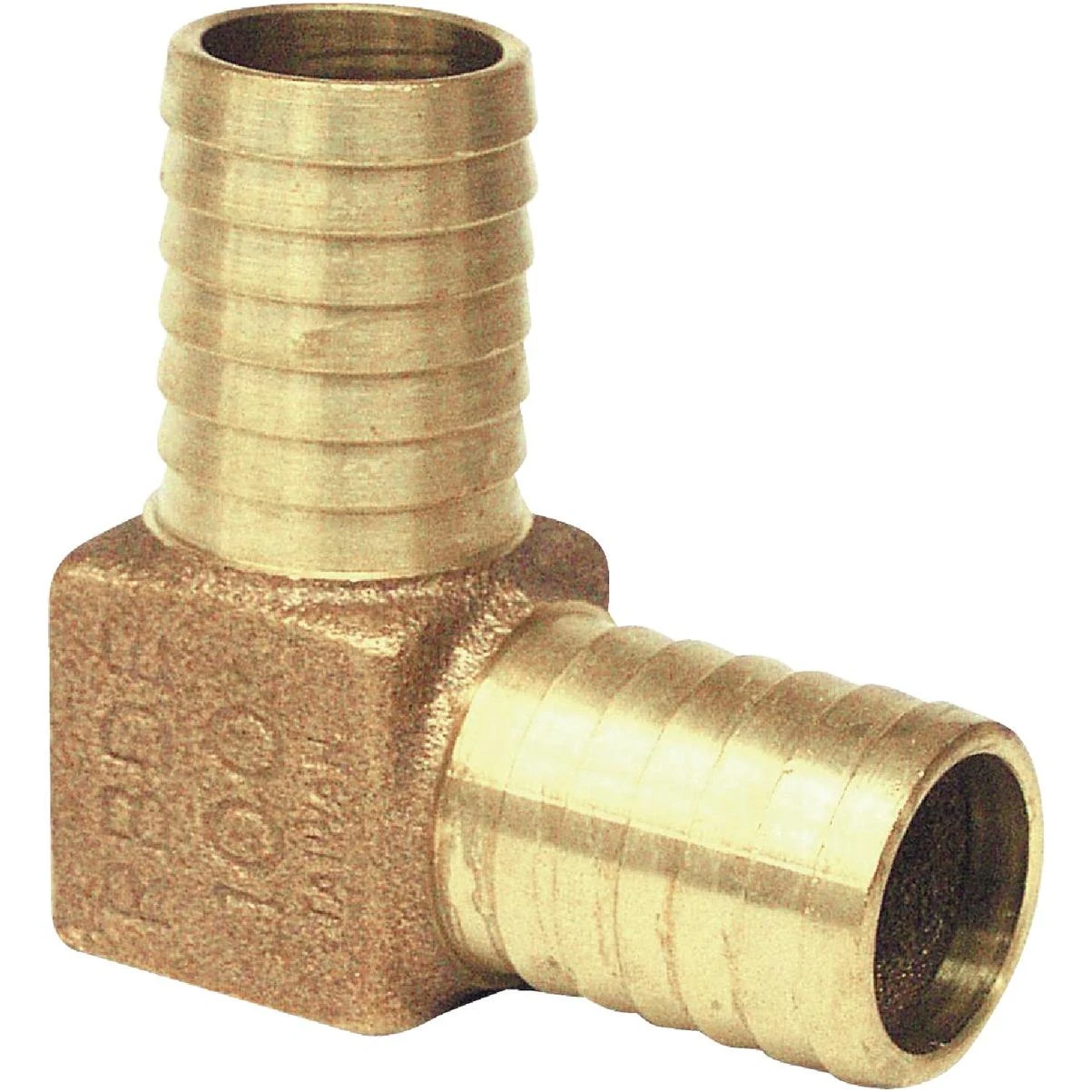 Merrill 1-1/4 In. Insert x 1-1/4 In. Insert Barbed 90 Deg. Brass Elbow (1/4 Bend)