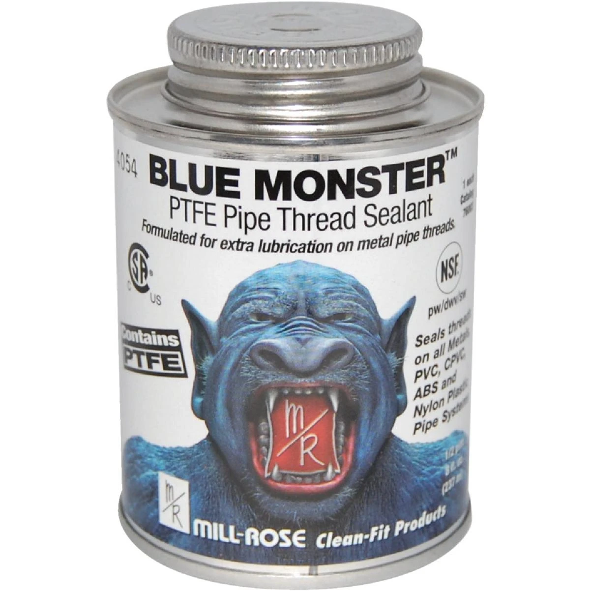 BLUE MONSTER 4 Fl. Oz. White Industrial Grade PTFE Thread Sealant