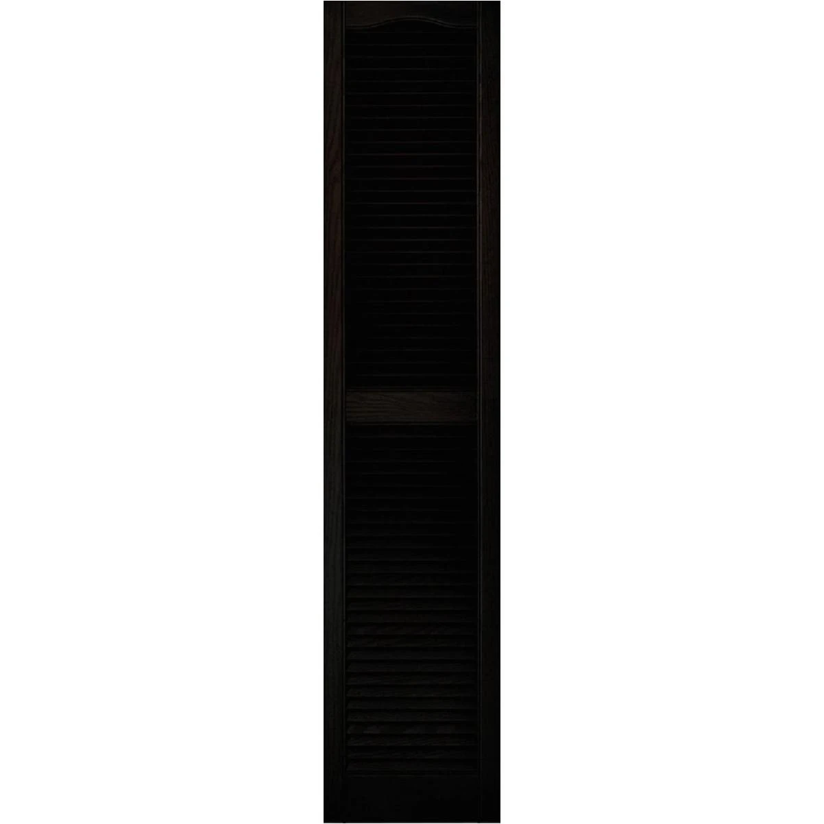 Builders Edge 15 In. x 67 In. Vinyl Louvered Shutter, (2-Pack)