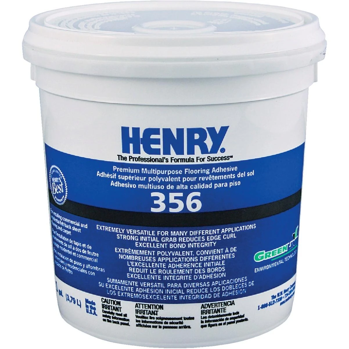 Henry 356 Felt Backed Sheet Flooring And Carpet Adhesive, 1 Gal.