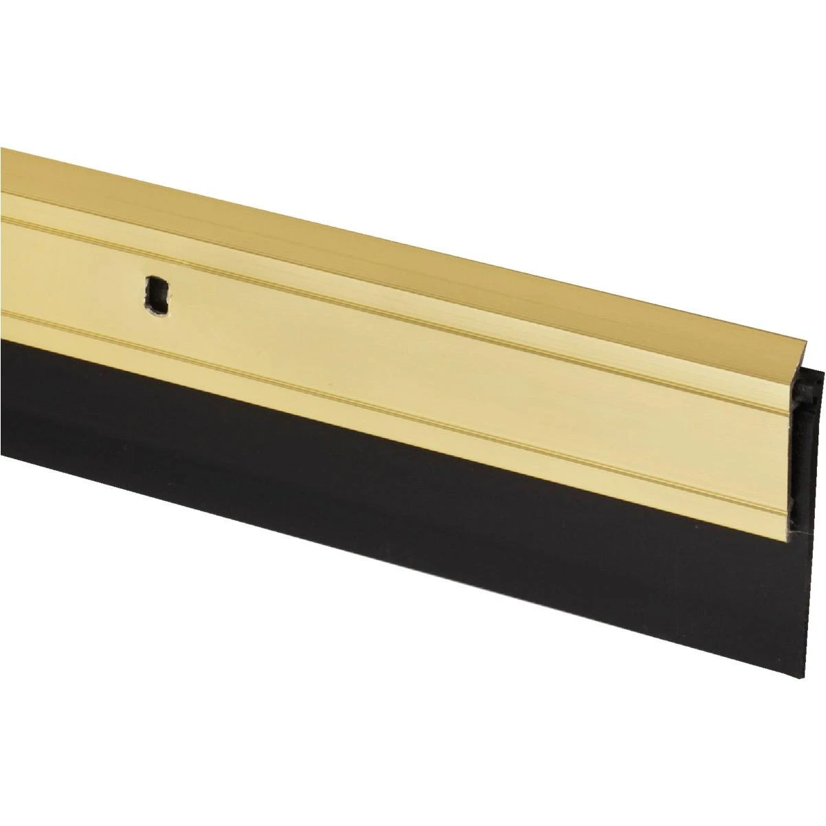 M-D 2 In. W. x 36 In. L. Brite Gold Heavy-Duty Aluminum And Vinyl Door Sweep