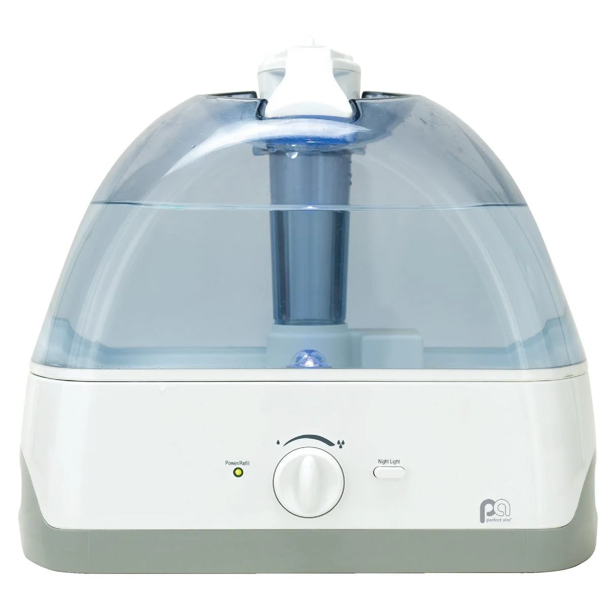Perfect Aire 1.3 Gal. Capacity 215 Sq. Ft. Medium Size Room Tabletop Ultrasonic Humidifier with Night Light