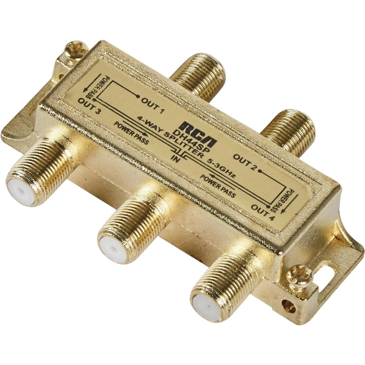 RCA Digital Plus 4-Way Coaxial Splitter