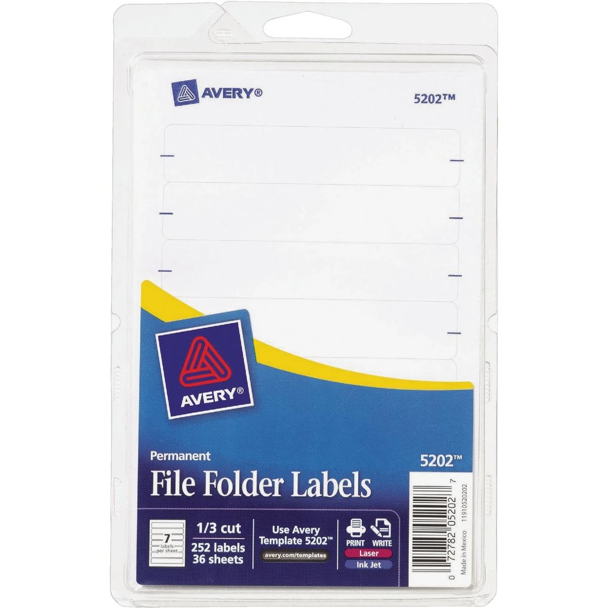 Avery Products Permanent Filing Label (252-Pack)