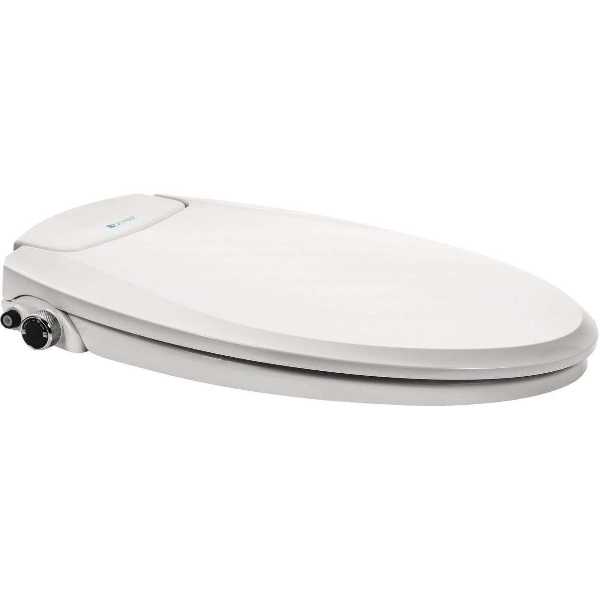 Brondell EcoSeat Round White Bidet Seat with Adjustable Pressure