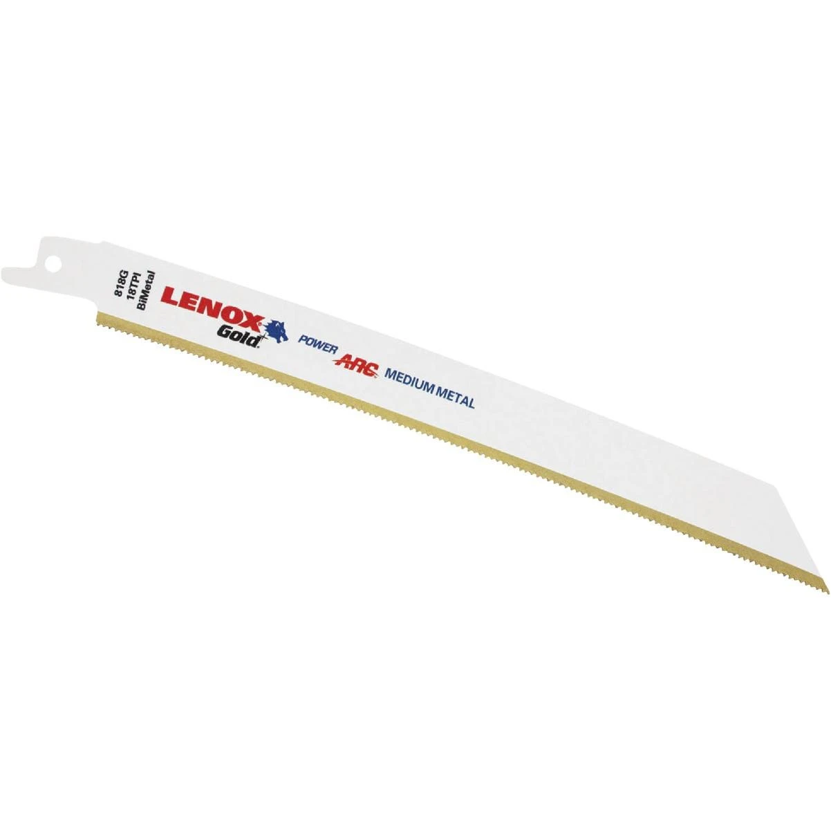 Lenox Gold Power Arc 8 In. 18 TPI Metal Curved Reciprocating Saw Blade (5-Pack)