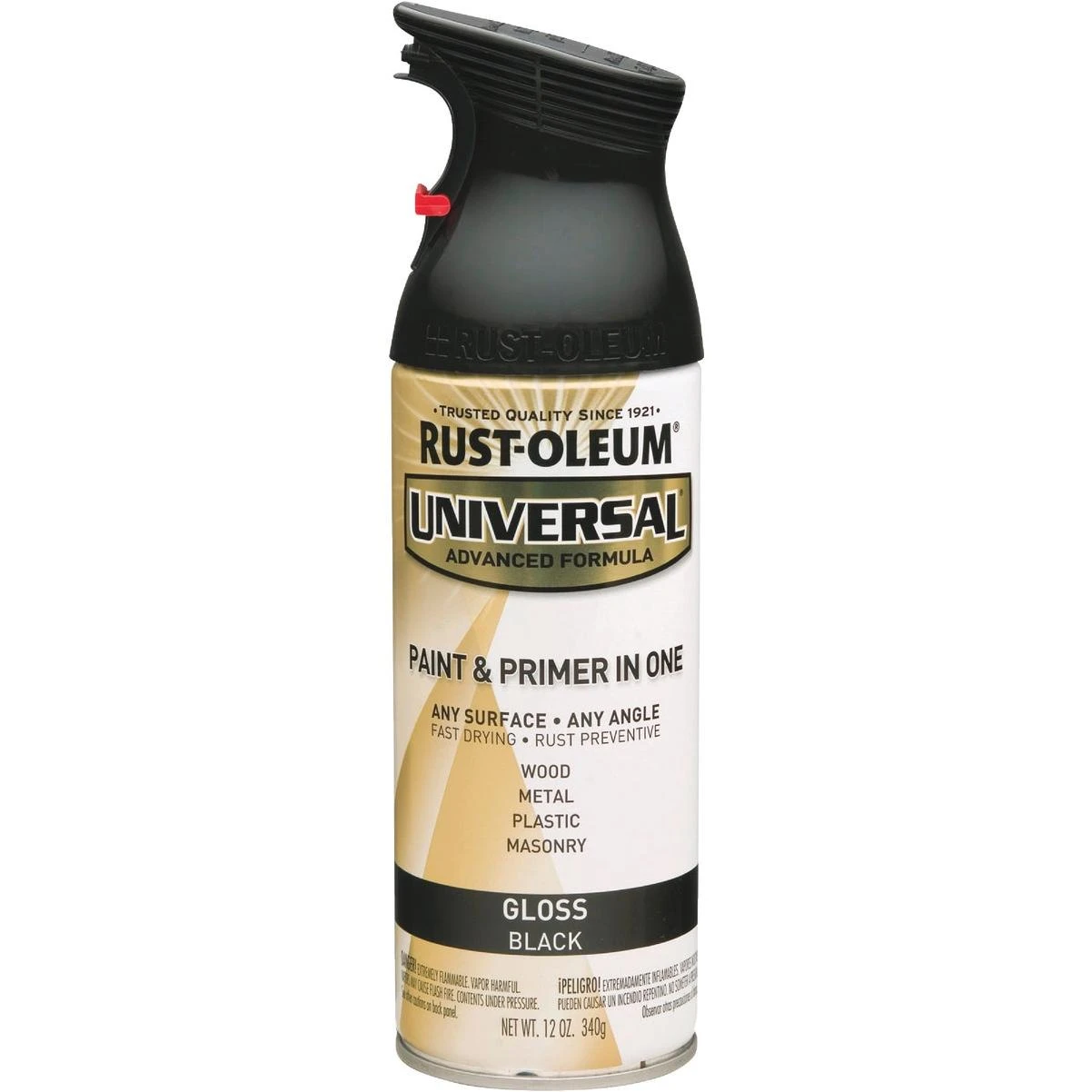 Rust-Oleum Universal 12 Oz. Gloss Black Paint