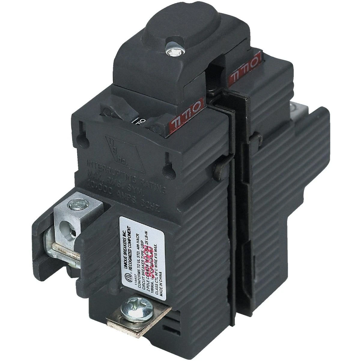 Connecticut Electric 50A Double-Pole Standard Trip Packaged Replacement Circuit Breaker For Pushmatic