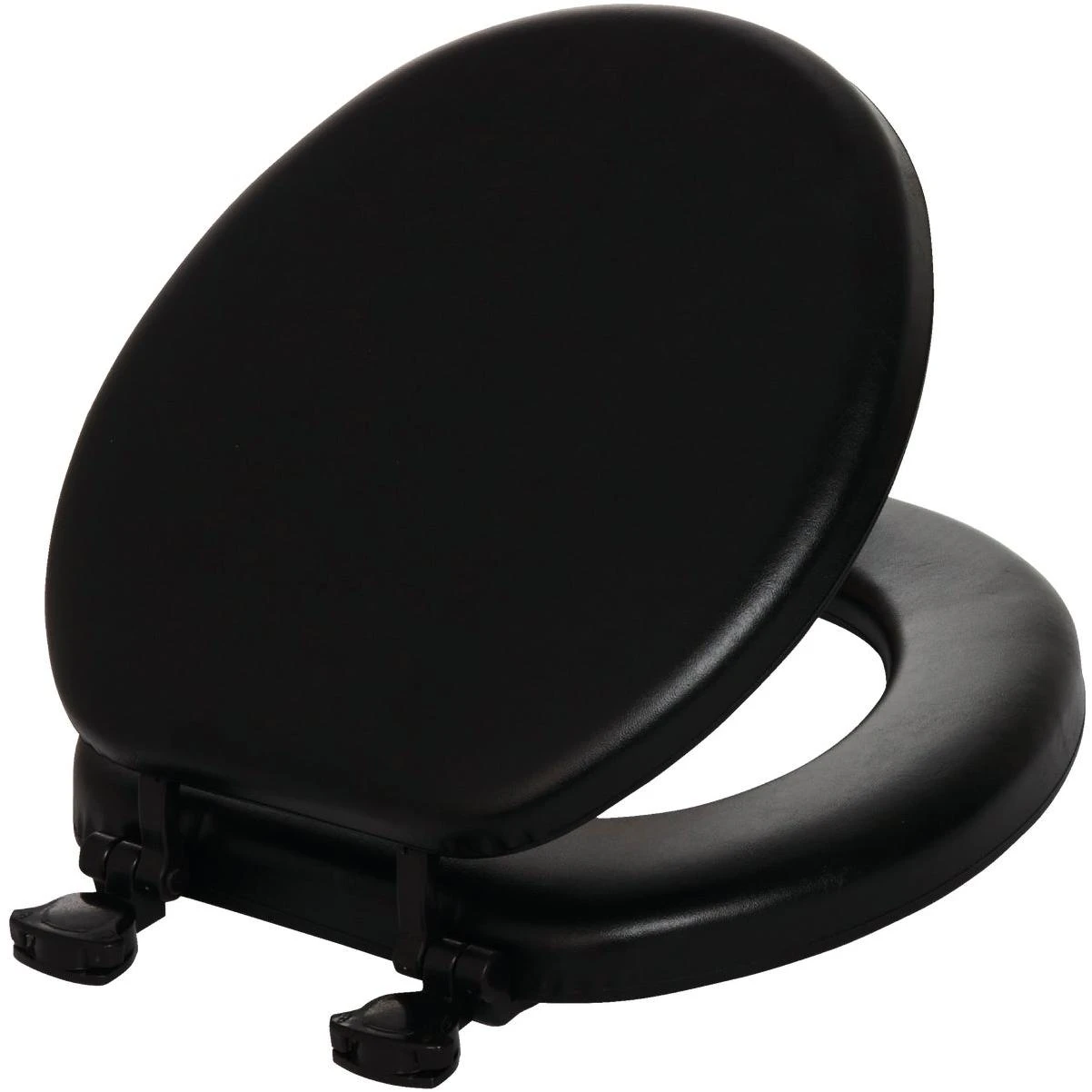 Bemis Mayfair Round Closed Front Premium Soft Black Toilet Seat