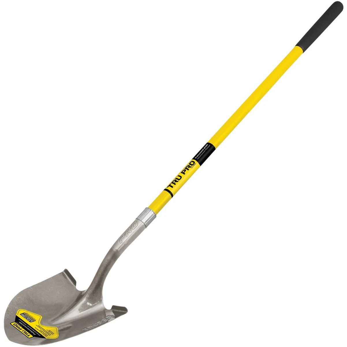 Tru Pro 48 In. Fiberglass Handle Round Point Shovel