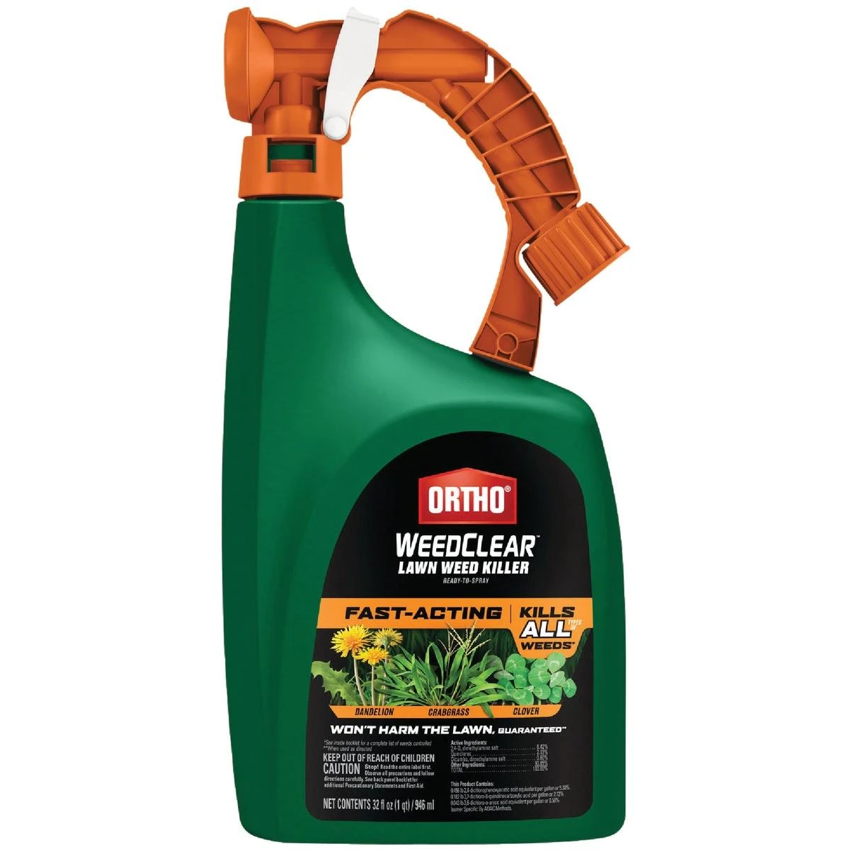 Ortho WeedClear 32 Oz. Ready-To-Use Spray Hose End Lawn Weed Killer