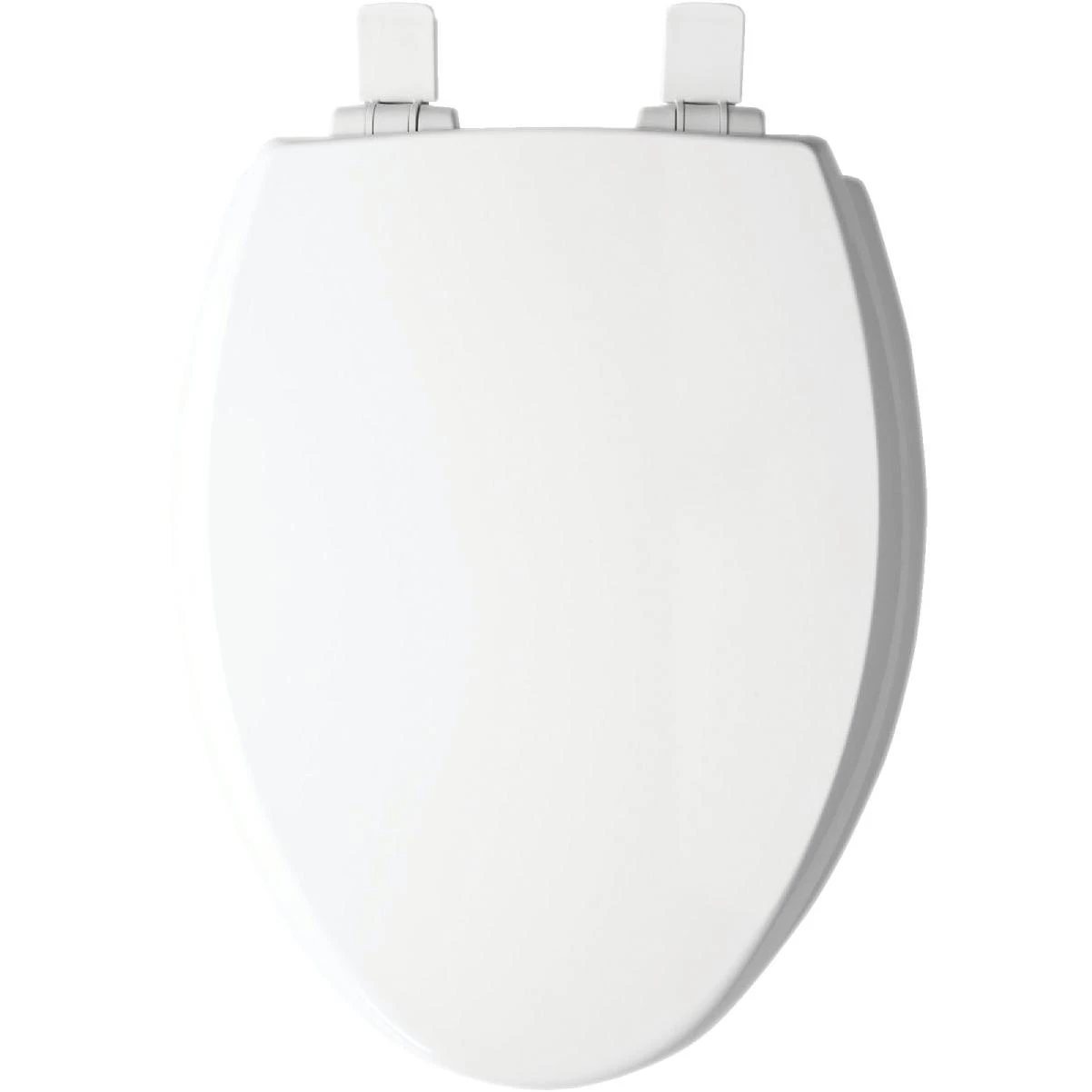 Bemis Mayfair Kendall Elongated Closed Front WhisperClose White Enameled Wood Toilet Seat