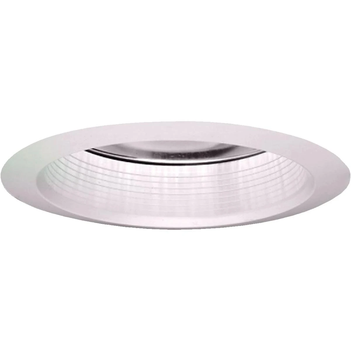 Halo Air-Tite 6 In. White Baffle w/Clear Reflector Recessed Fixture Trim