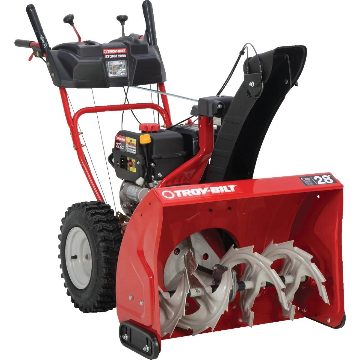 Troy-Bilt Storm 2890 272cc 28 In. Electric Start Two-Stage Gas Snow Blower with Power Steering