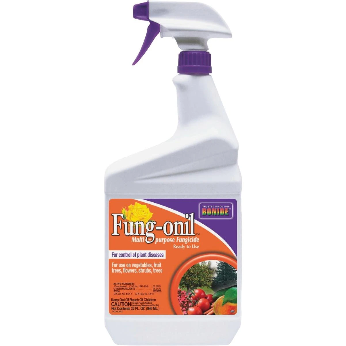 Bonide Fung-onil 32 Oz. Ready To Use Trigger Spray Multi-Purpose Fungicide