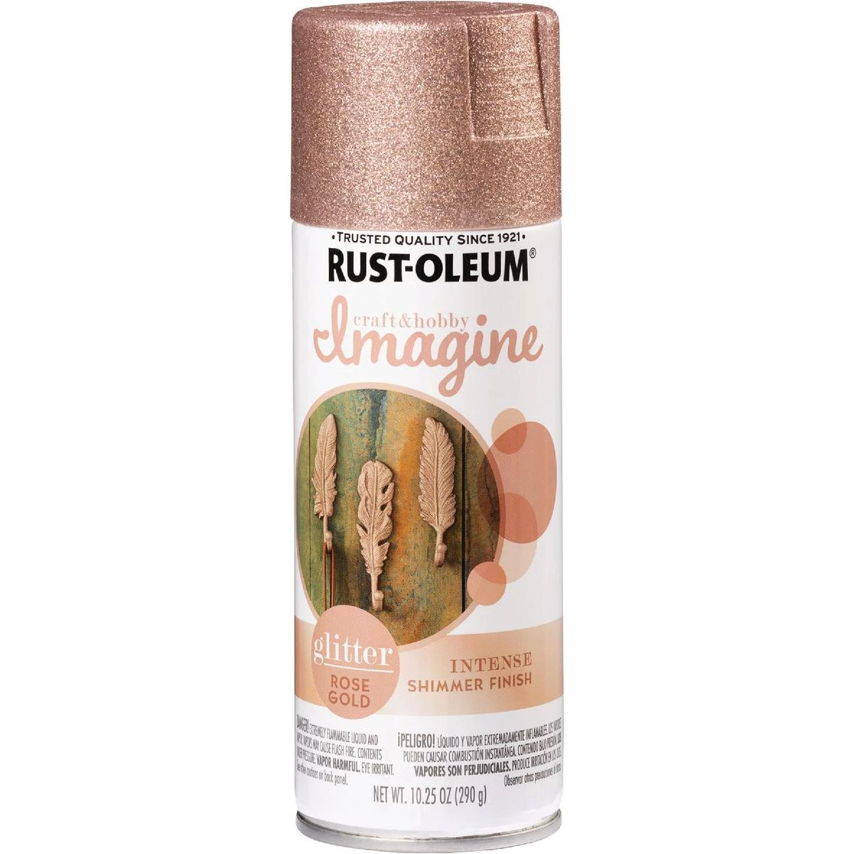 Rust-Oleum 10.25 Oz. Rose Gold Glitter Spray Paint