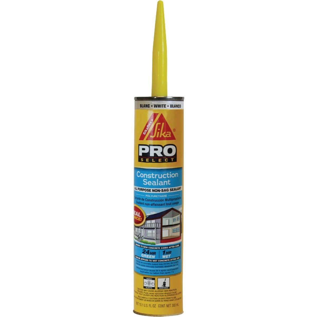 SikaFlex 10.1 Oz. Pro Select Construction Polyurethane Sealant, White