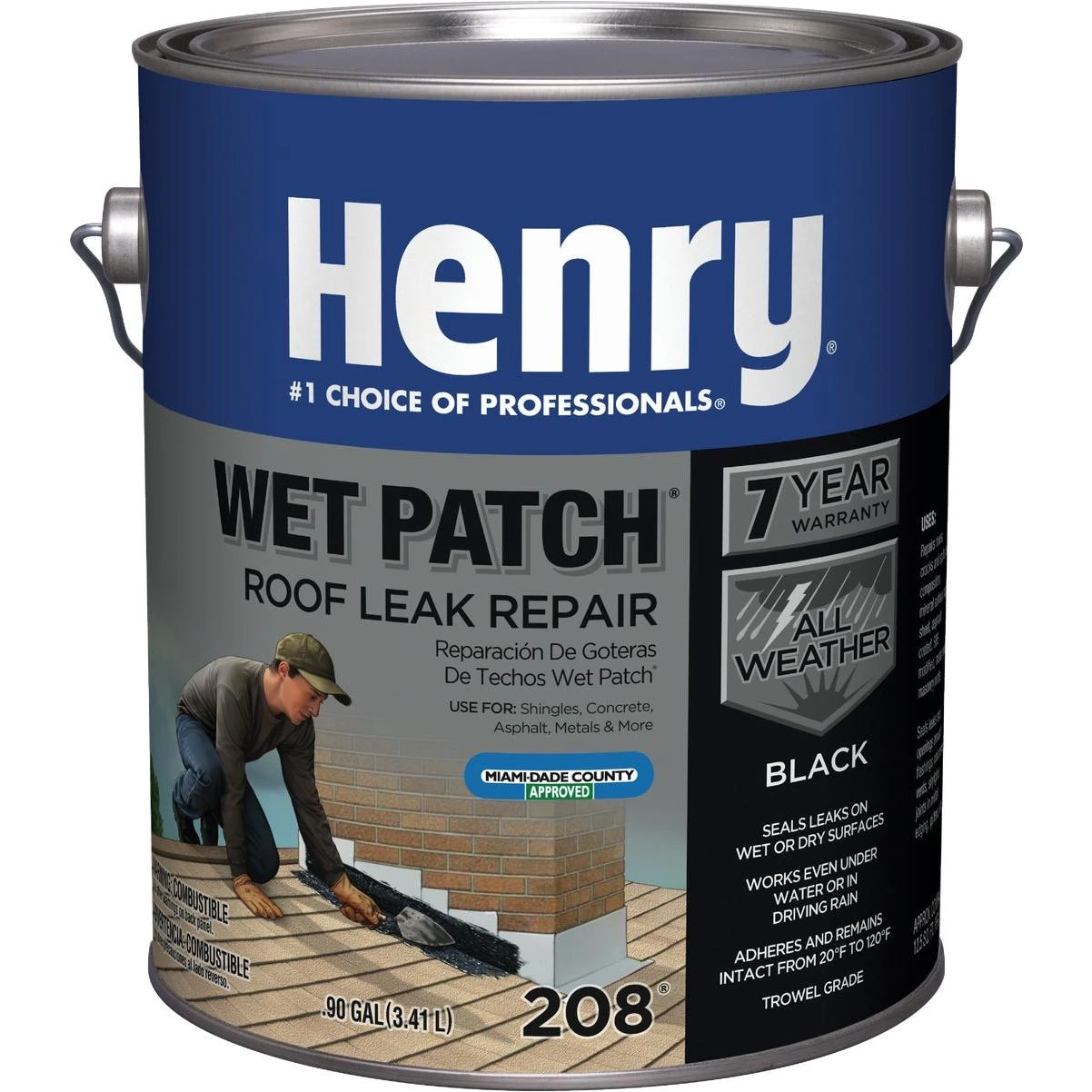 Henry Wet Patch 1 Gal. Roof Cement and Patching Sealant