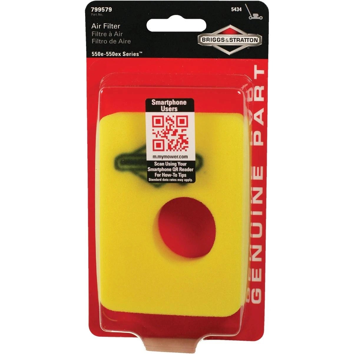 Briggs & Stratton Foam Engine Air Filter