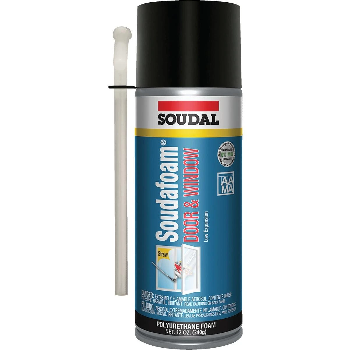 Soudafoam 12 Oz. Minimal Expansion Door & Window Foam Sealant- Straw