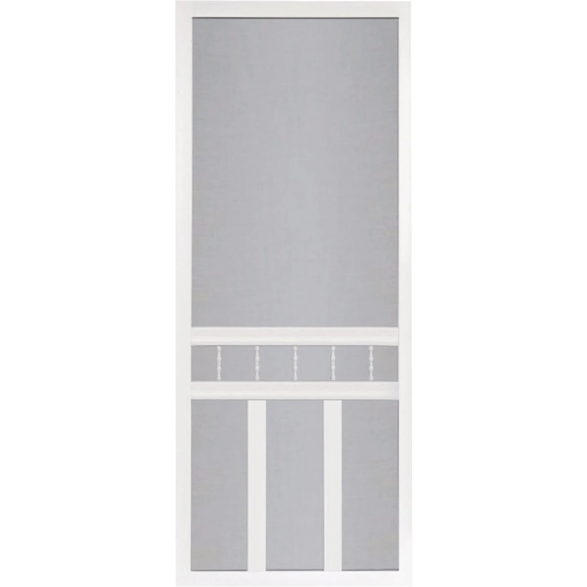 Screen Tight Waccamaw 32 In. W x 80 In. H x 1 In. Thick White Vinyl Screen Door