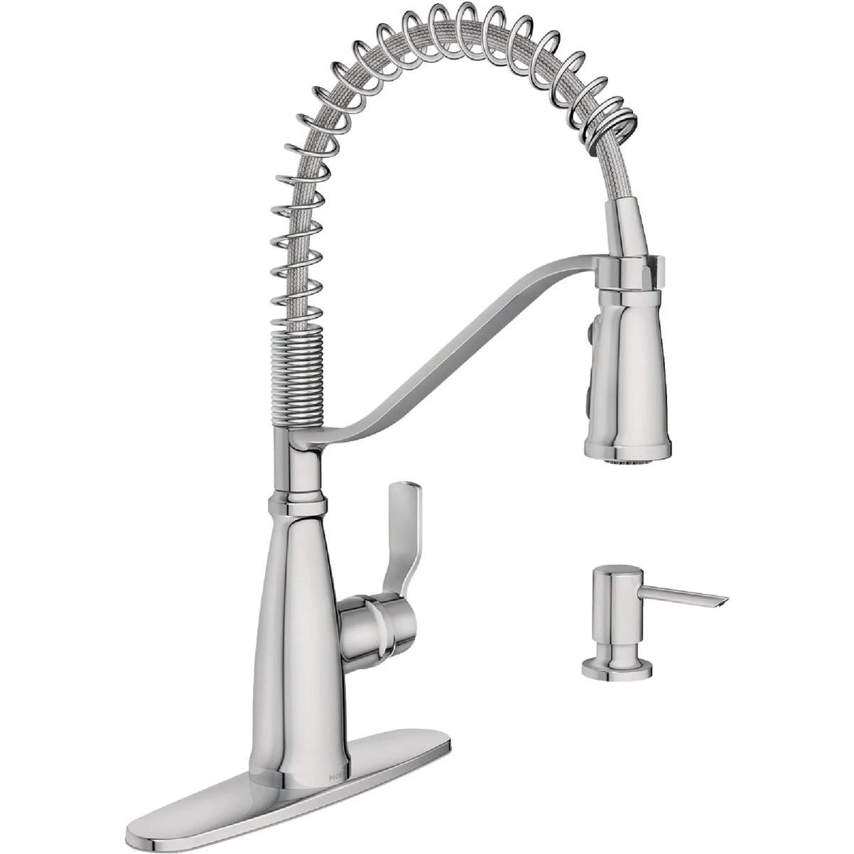 Moen Nolia 1-Handle Pull-Down Widespread Kitchen Faucet, Chrome