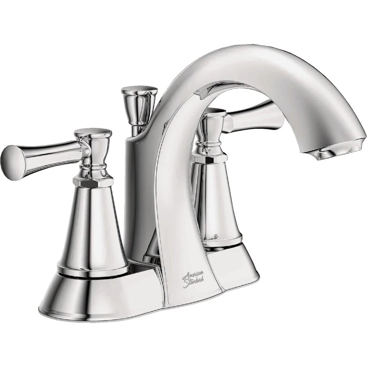American Standard Chancellor 2-Handle Lever 4 In. Centerset Bathroom Faucet with Pop-Up, Chrome 