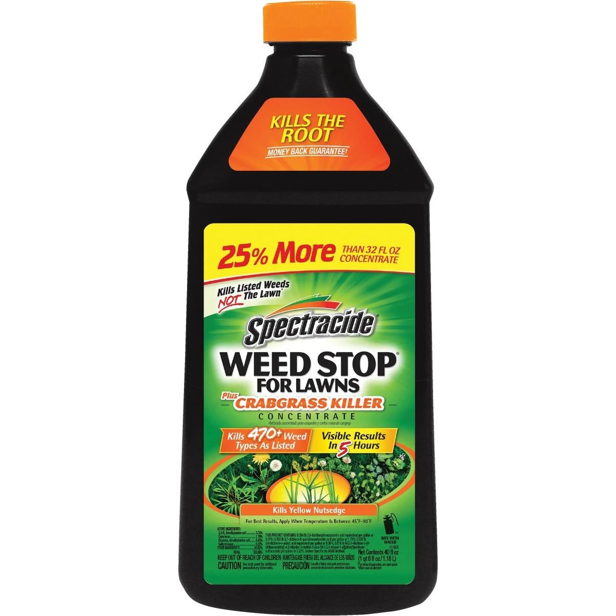 Spectracide Weed Stop For Lawns Plus Crabgrass Killer 40 Oz. Concentrate Weed Killer