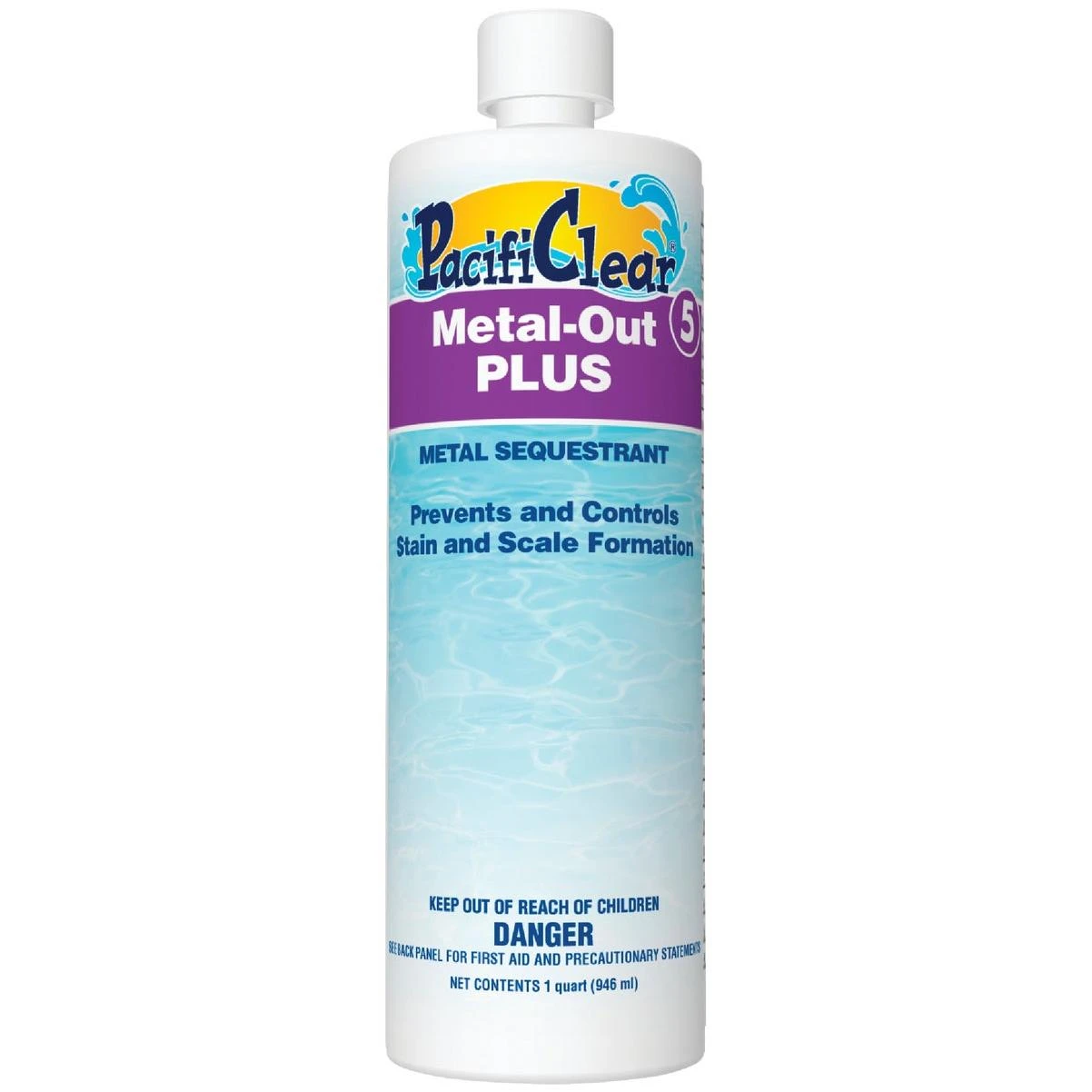 PacifiClear 1 Qt. Liquid Metal-Out Plus Metal Control