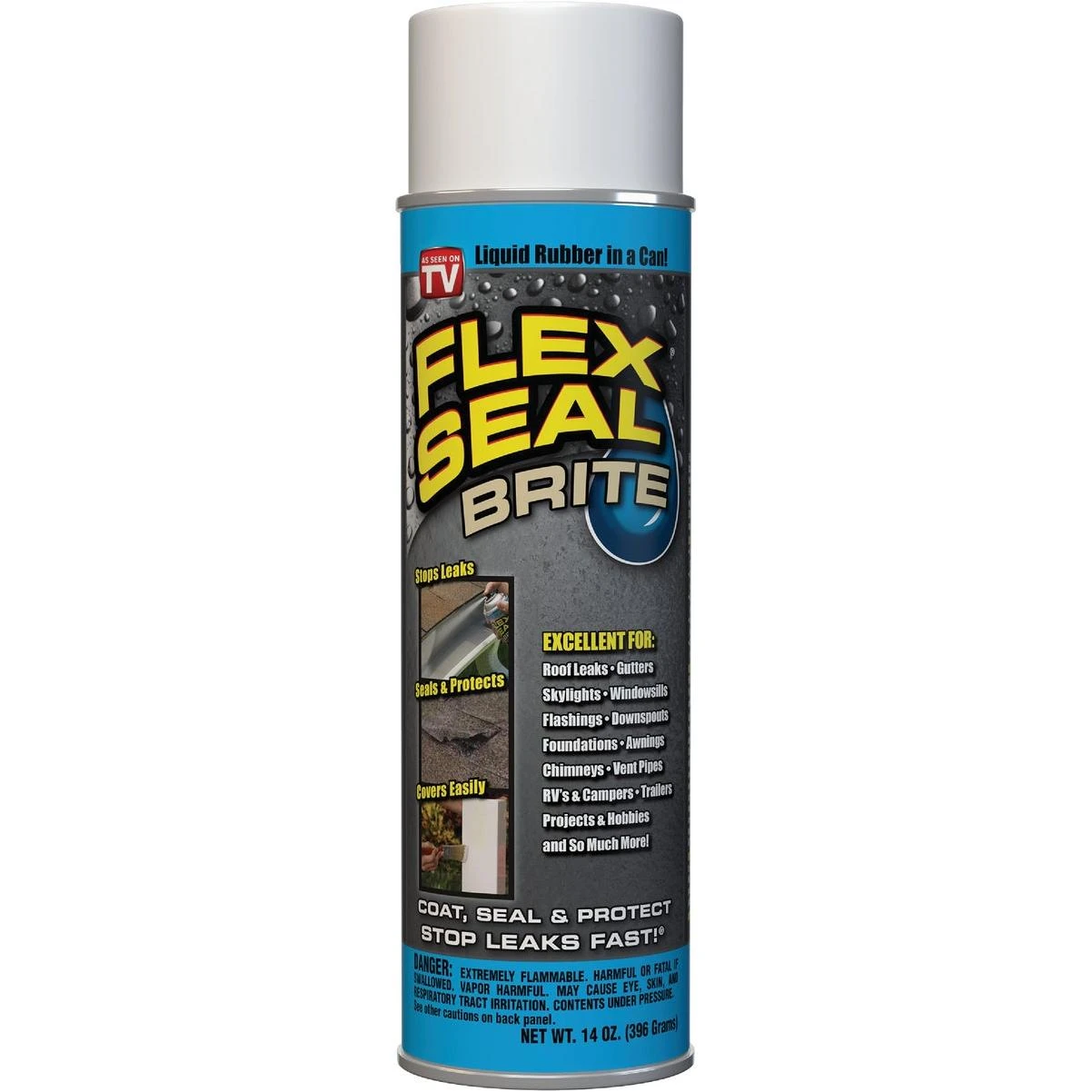 FLEX SEAL 14 Oz. Spray Rubber Sealant, Bright White