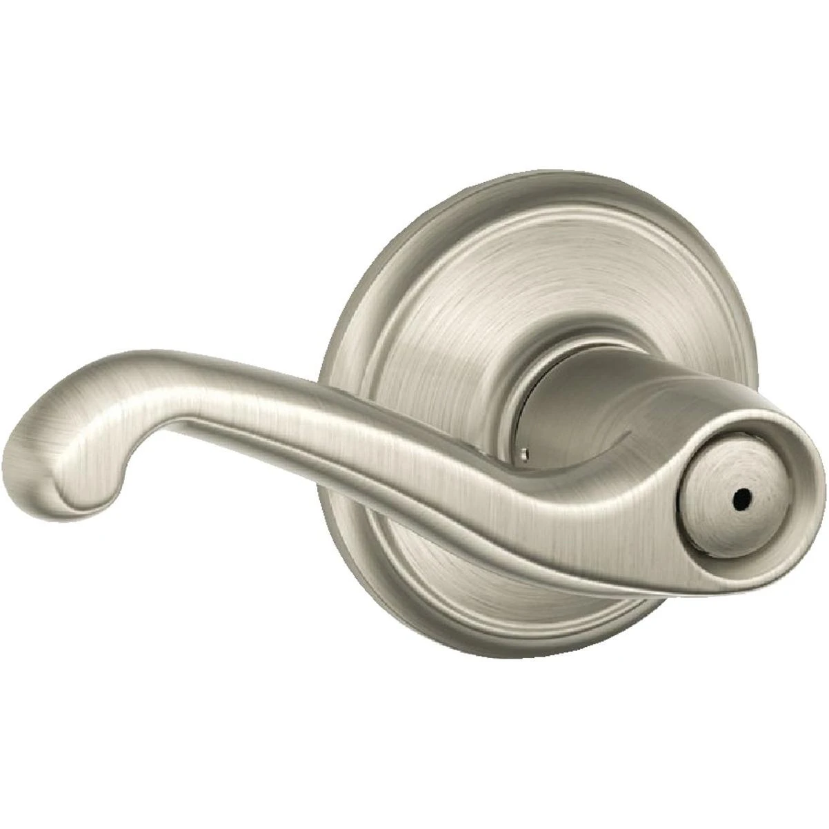 Schlage Satin Nickel Flair Privacy Door Lever 