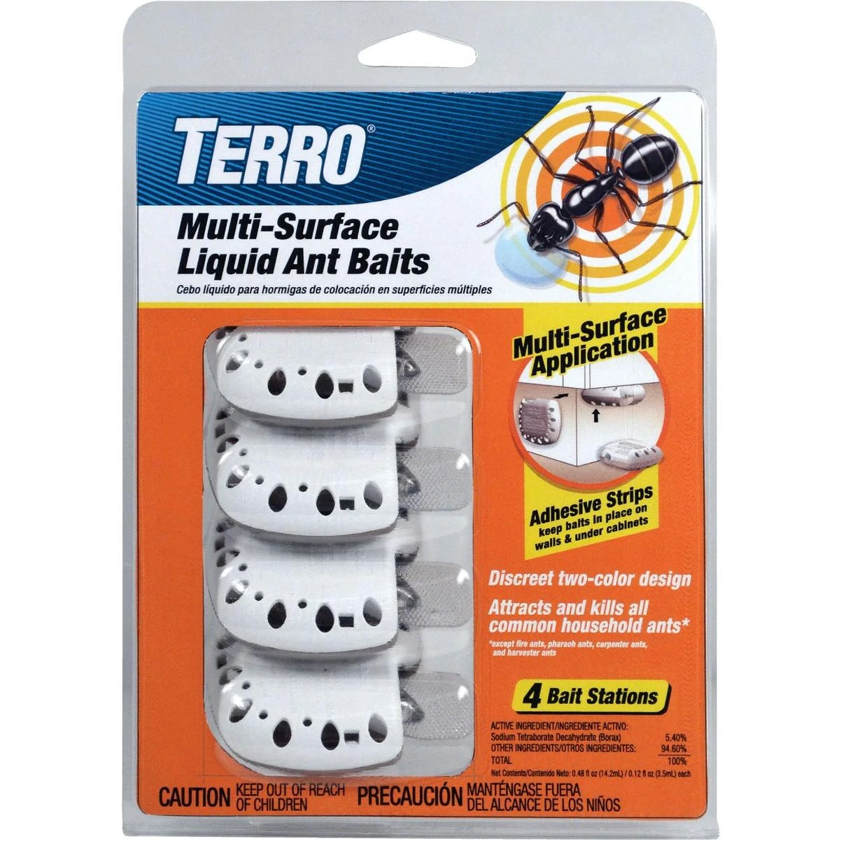 Terro Multi-Surface Liquid Ant Bait Station (4-Pack)