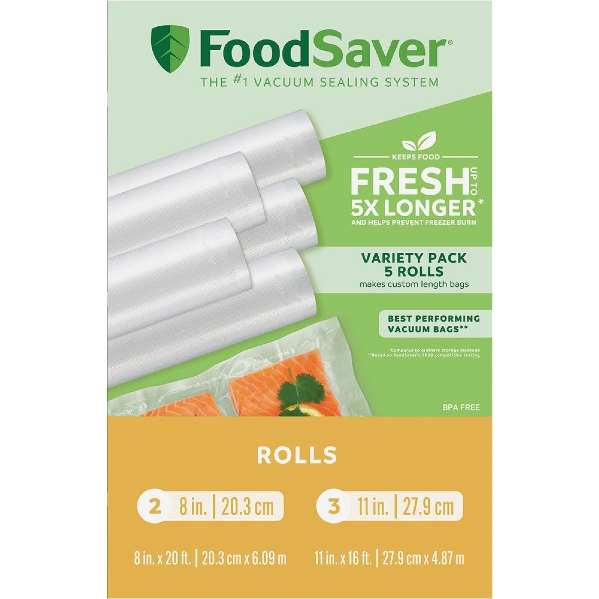 FoodSaver Make Your Own Vacuum Sealer Bags (5-Pack)