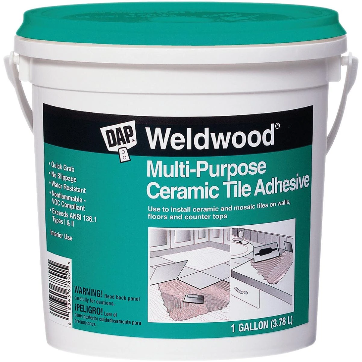 DAP Weldwood 1 Gal. Multi-Purpose Ceramic Tile Adhesive