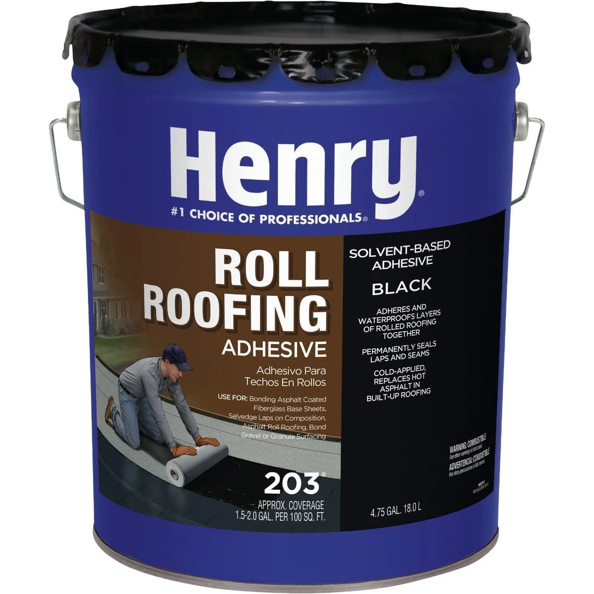 Henry 4.75 Gal. Roll Roofing Adhesive