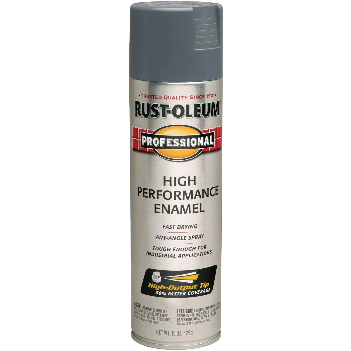 Rust-Oleum Professional Fast Dry 15 Oz. Gloss High Performance Enamel Spray Paint, Dark Machine Gray