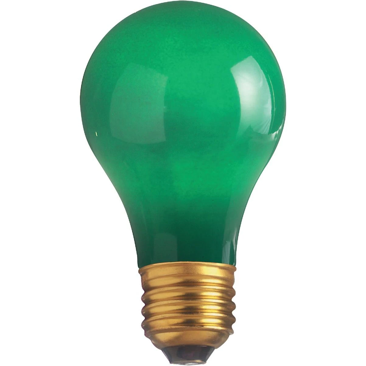 Satco 25W Ceramic Green Medium A19 Incandescent Party Light Bulb 