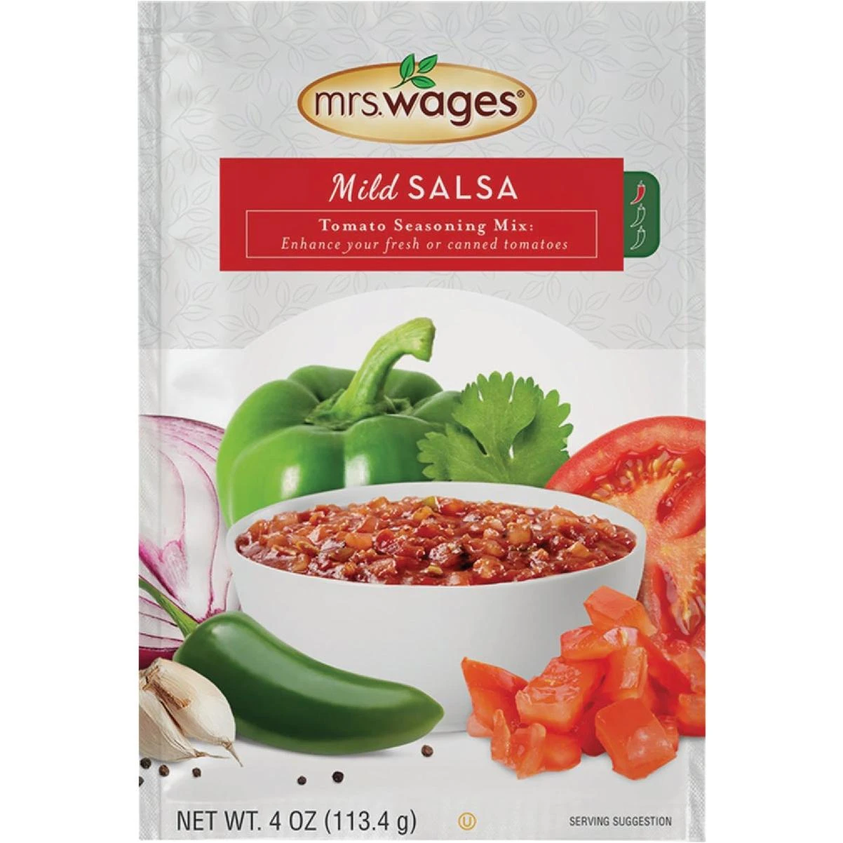 Mrs. Wages 4 Oz. Medium Salsa Tomato Mix