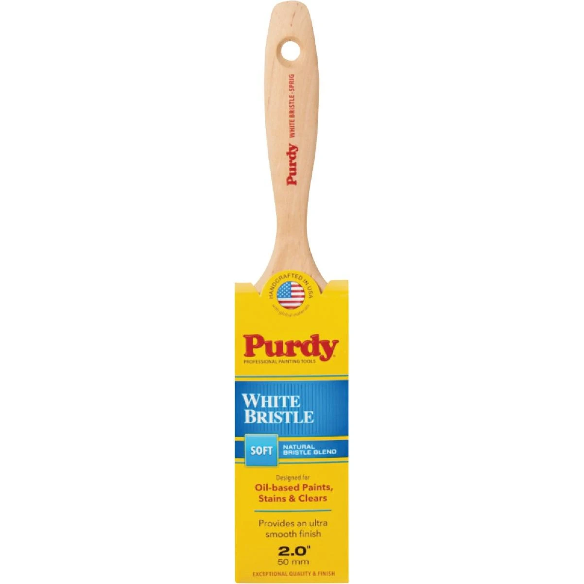 Purdy White Bristle Sprig 2 In. Flat Trim Paint Brush