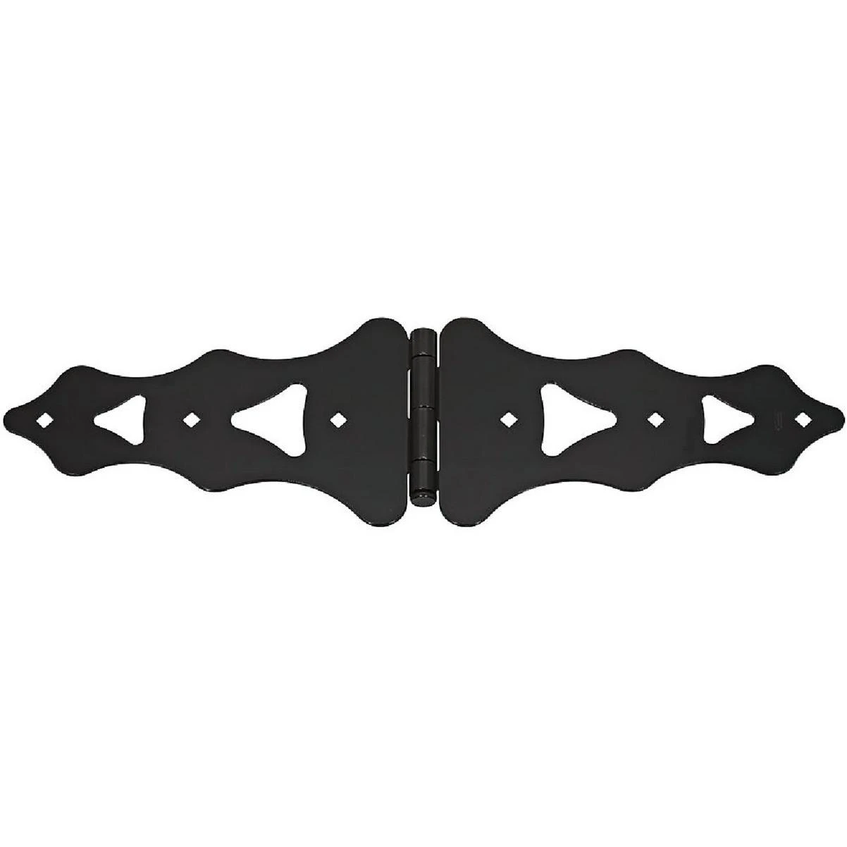 National Hardware 10 In. Black Ornamental Strap Hinge