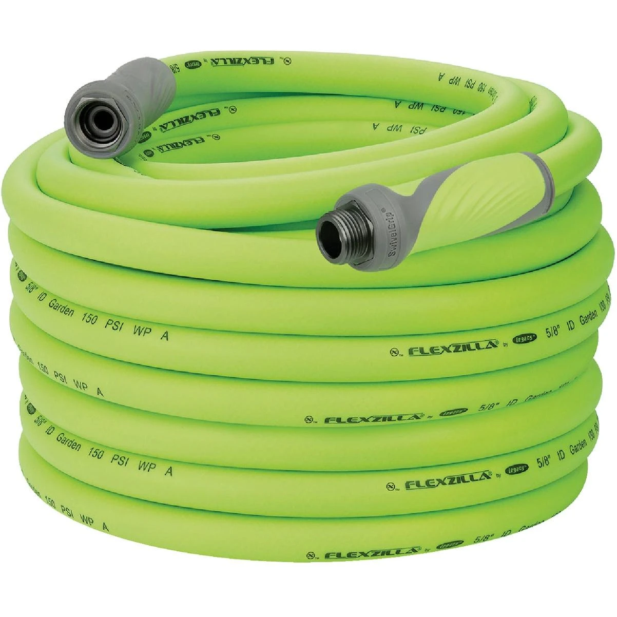 Flexzilla 5/8 In. Dia. x 100 Ft. L. Drinking Water Safe Garden Hose with SwivelGrip Connections