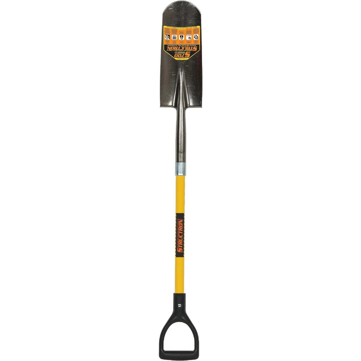 Structron S700 SpringFlex 29 In. Fiberglass D-Handle Round Point Drain Spade