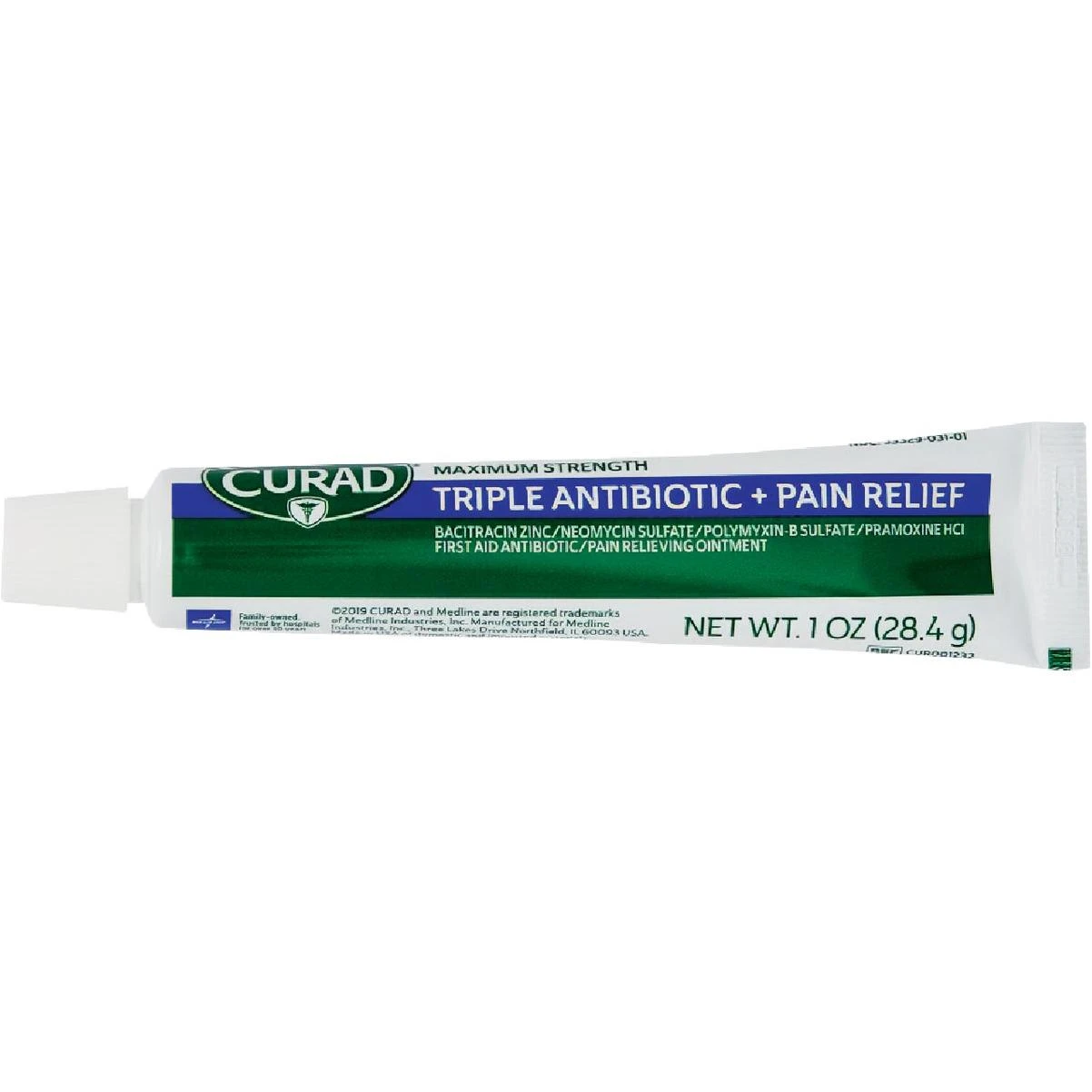 Curad 1 Oz. Triple Antibiotic Plus Pain Relief Ointment