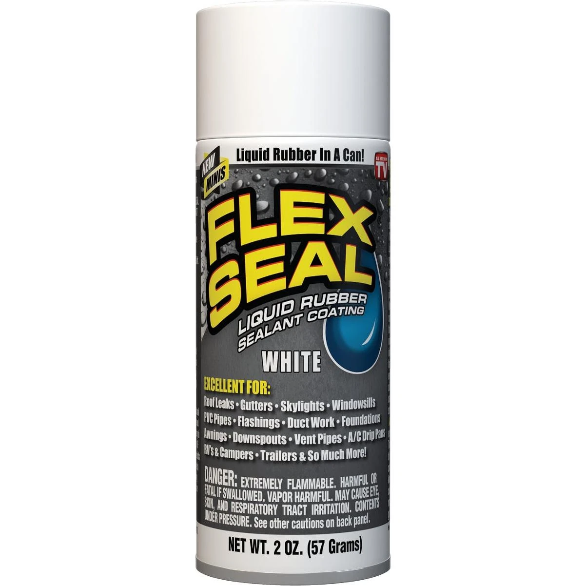 FLEX SEAL 2 Oz. Mini Spray Rubber Sealant, White