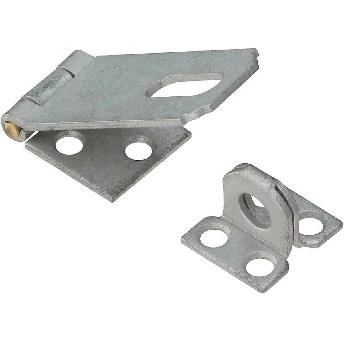 National Hardware 2-1/2 In. Galvanized Non-Swivel Safety Hasp