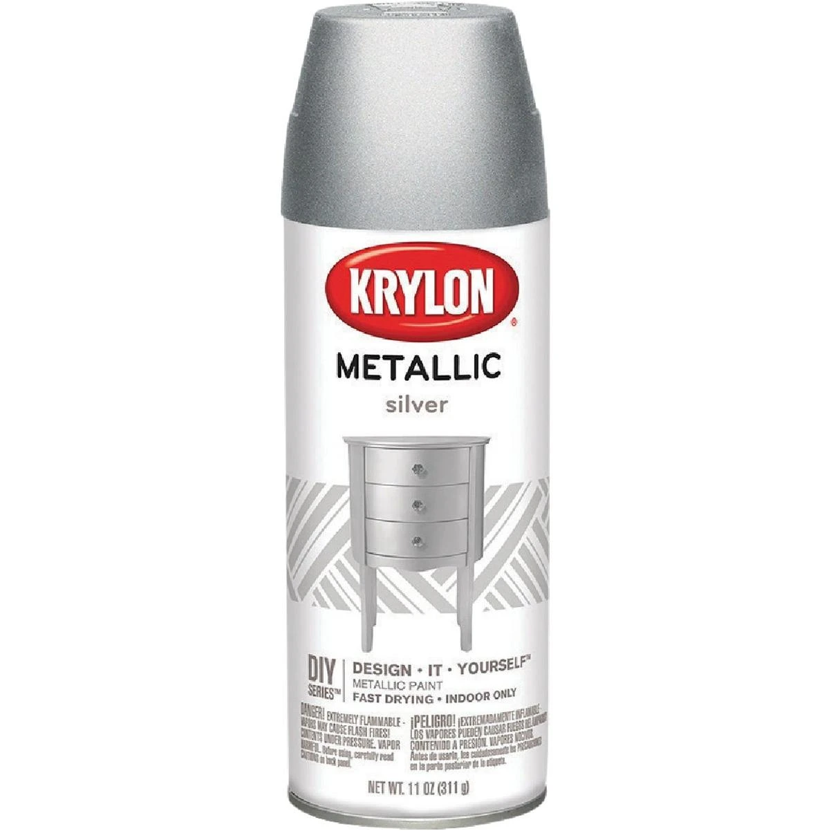 Krylon 11 Oz. Metallic Gloss General Purpose Spray Paint, Silver