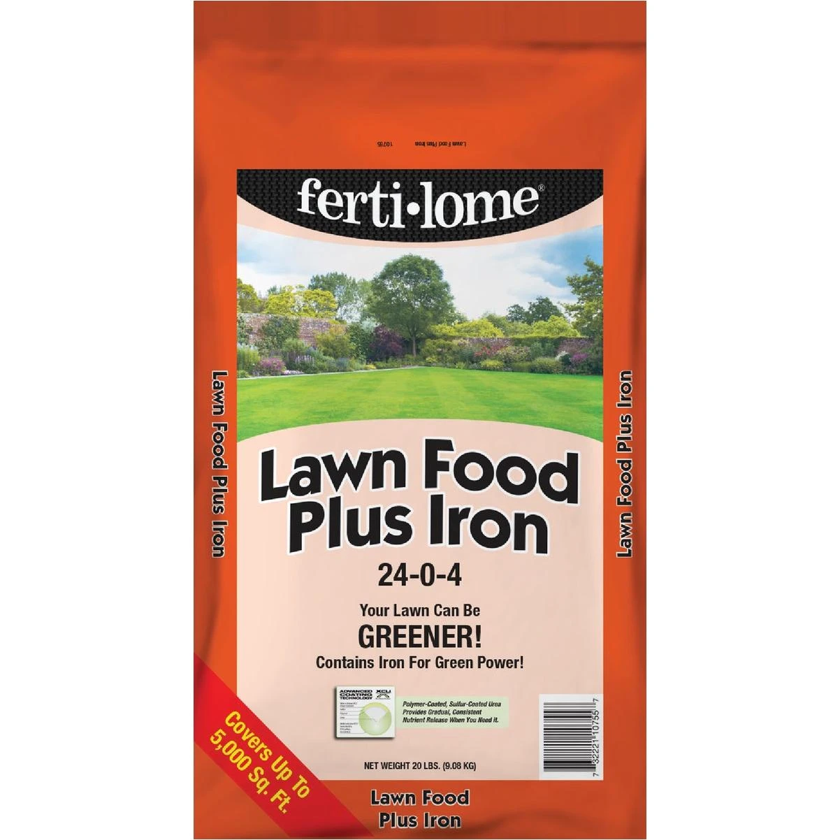 Ferti-lome 20 Lb. 5000 Sq. Ft. 24-0-4 Lawn Fertilizer Plus Iron